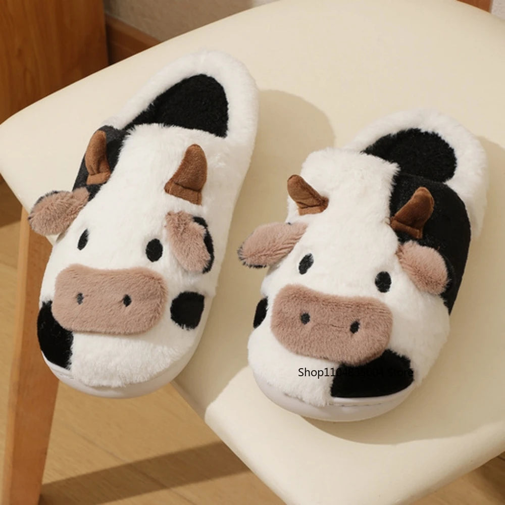 Coziee Cute Cow Slippers